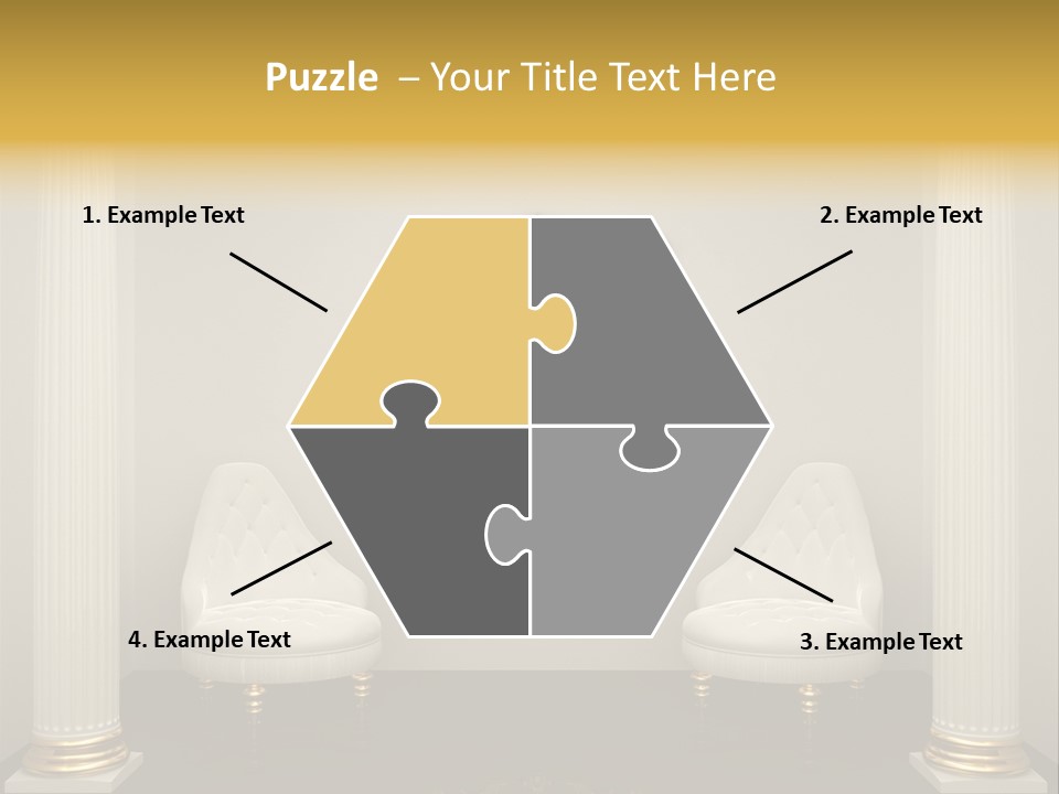 Woman Composition Vintage PowerPoint Template