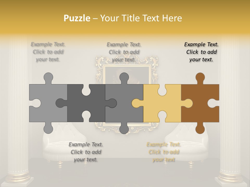 Woman Composition Vintage PowerPoint Template