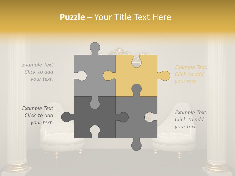 Woman Composition Vintage PowerPoint Template