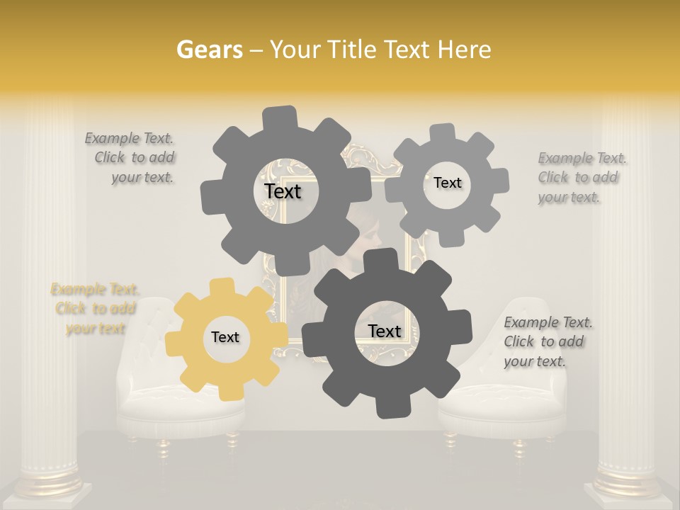 Woman Composition Vintage PowerPoint Template