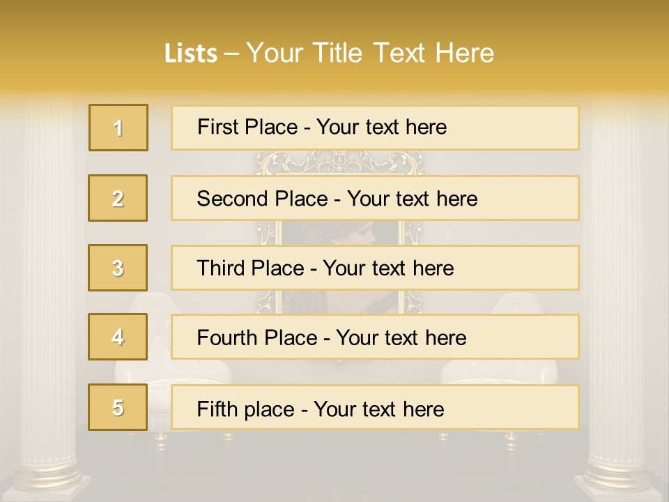 Woman Composition Vintage PowerPoint Template