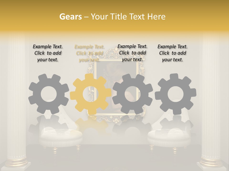 Woman Composition Vintage PowerPoint Template