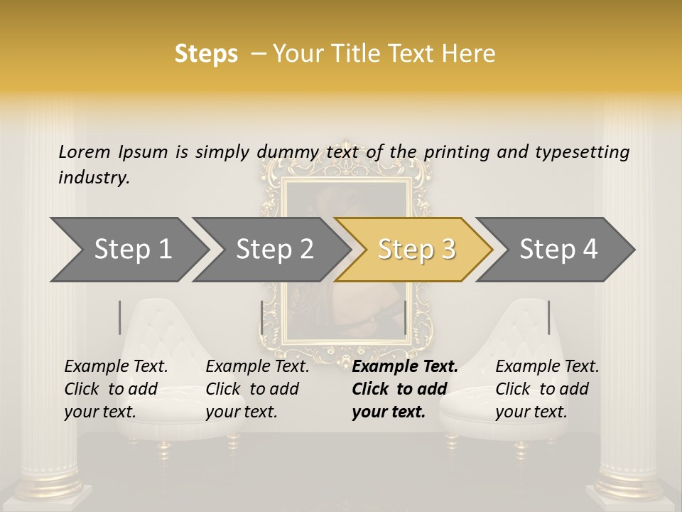 Woman Composition Vintage PowerPoint Template