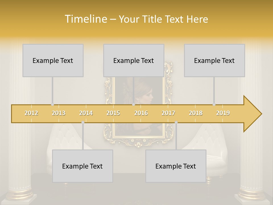 Woman Composition Vintage PowerPoint Template