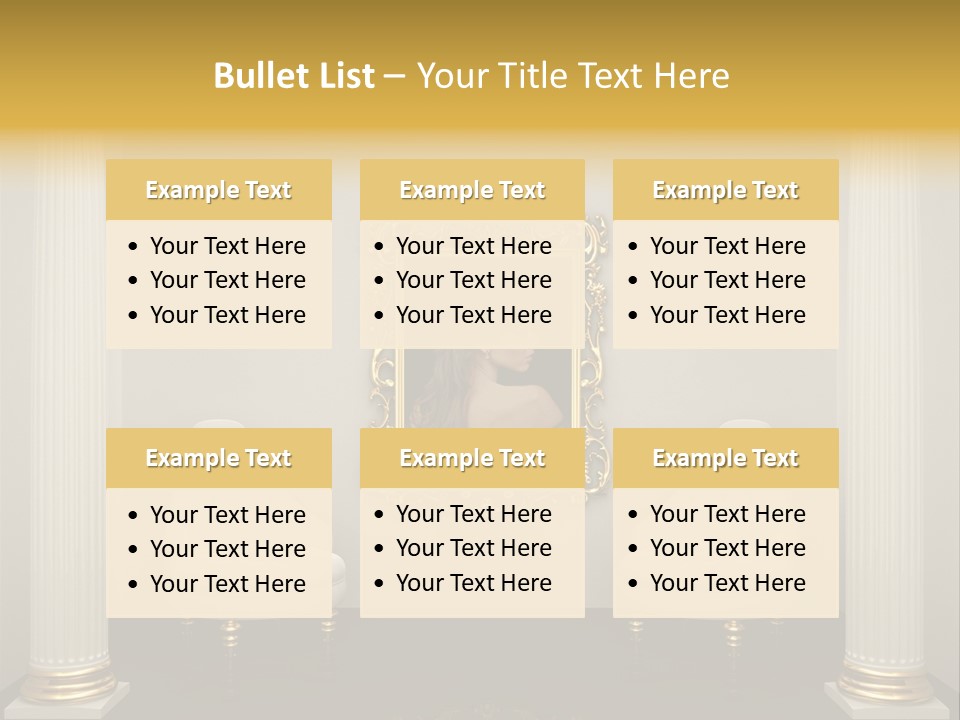 Woman Composition Vintage PowerPoint Template