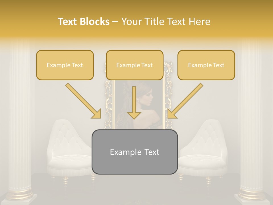 Woman Composition Vintage PowerPoint Template