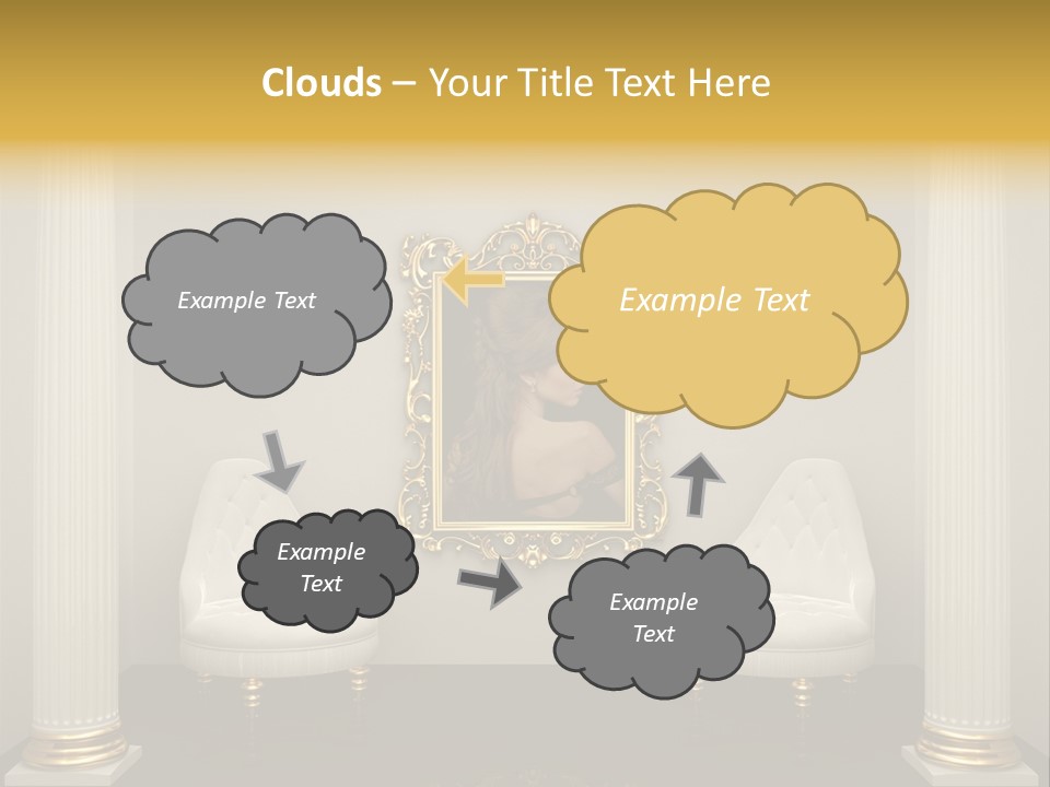 Woman Composition Vintage PowerPoint Template