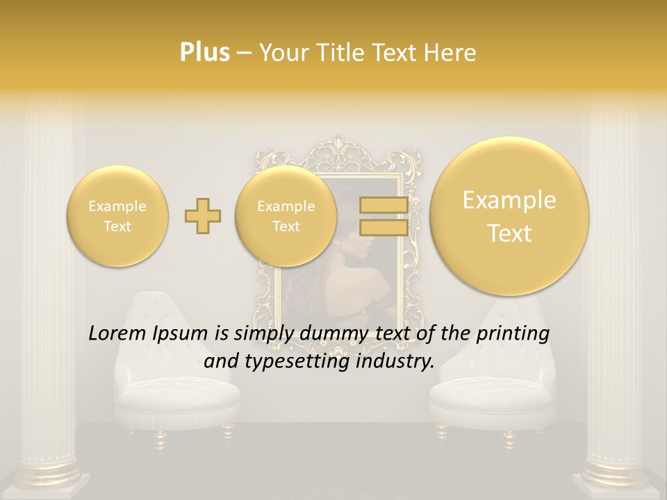 Woman Composition Vintage PowerPoint Template