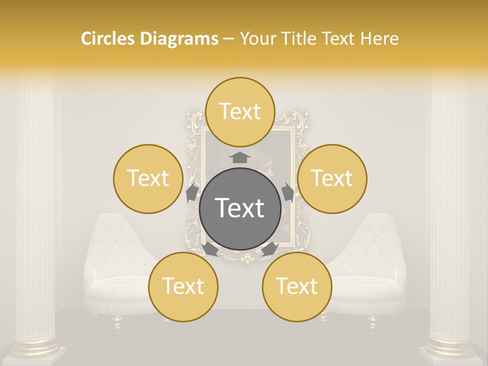 Woman Composition Vintage PowerPoint Template