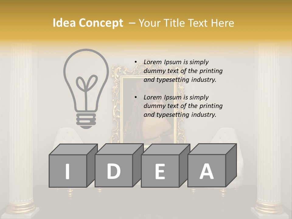 Woman Composition Vintage PowerPoint Template