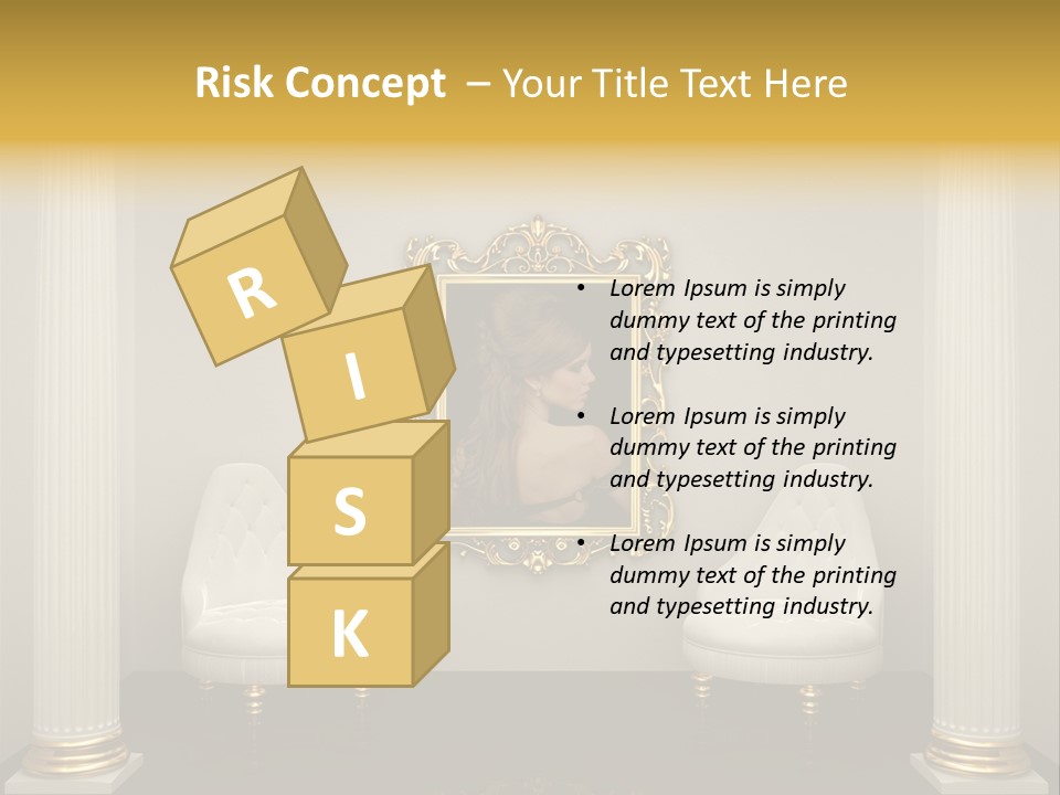 Woman Composition Vintage PowerPoint Template