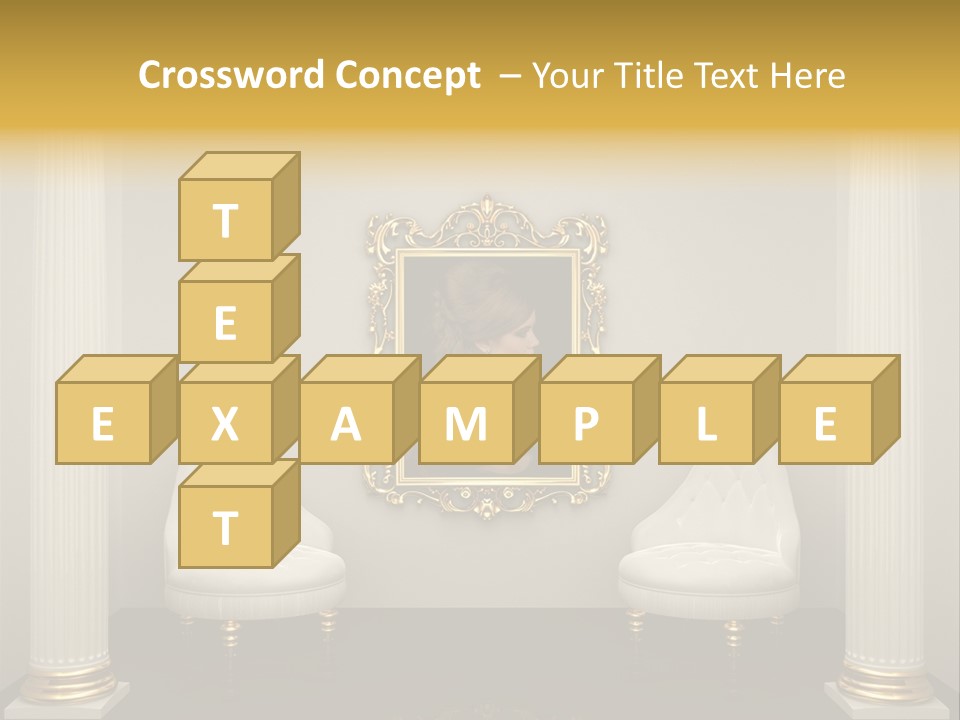 Woman Composition Vintage PowerPoint Template