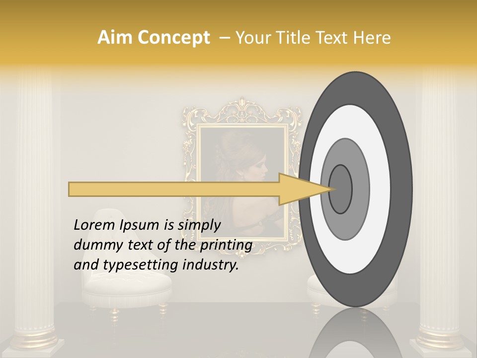 Woman Composition Vintage PowerPoint Template