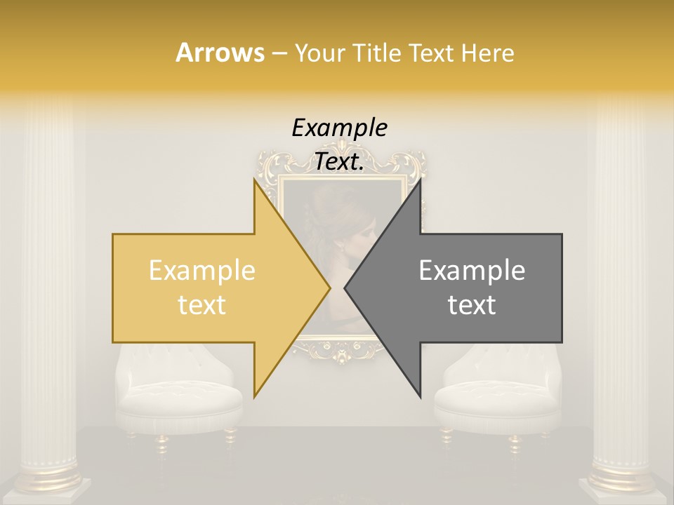 Woman Composition Vintage PowerPoint Template