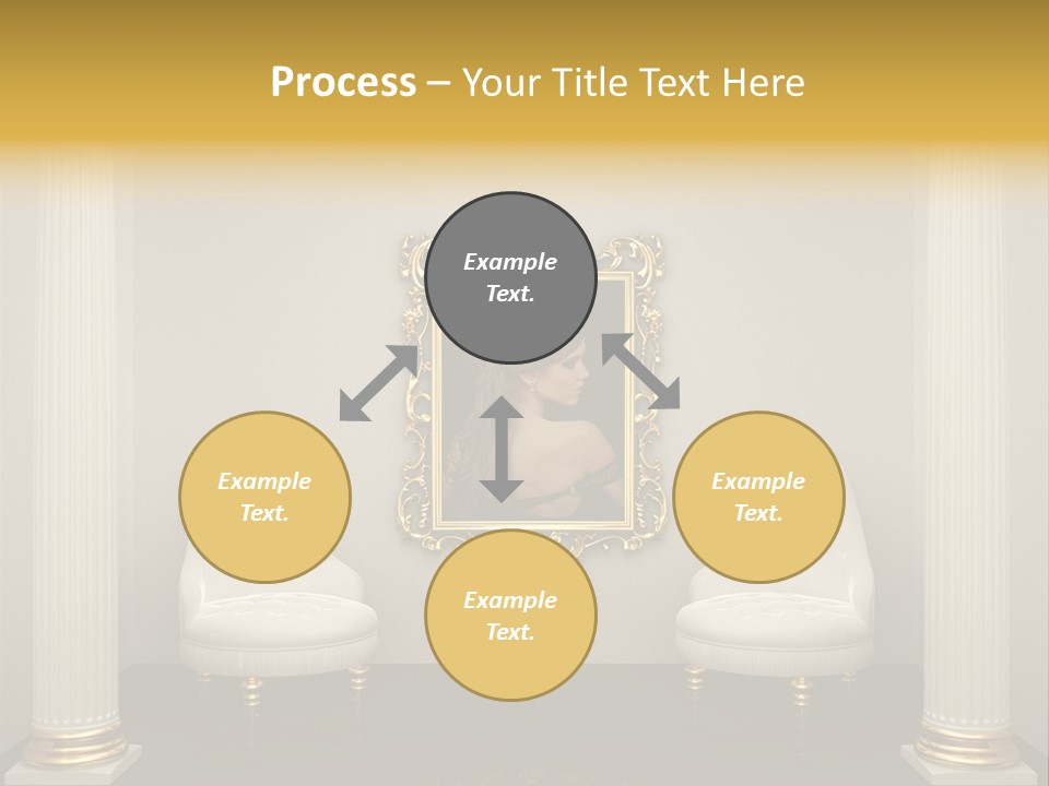 Woman Composition Vintage PowerPoint Template