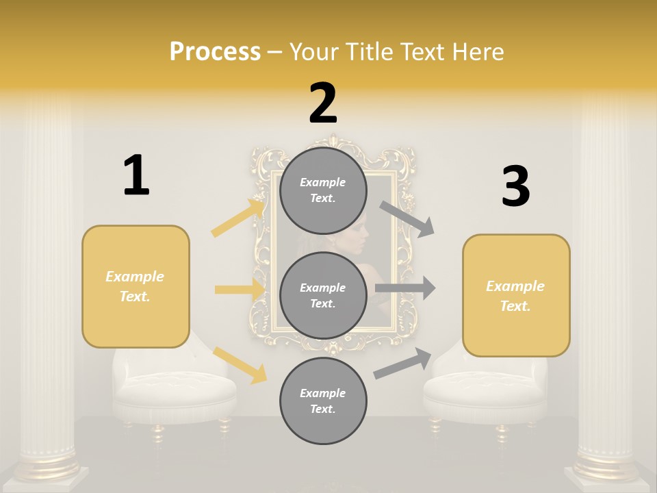 Woman Composition Vintage PowerPoint Template