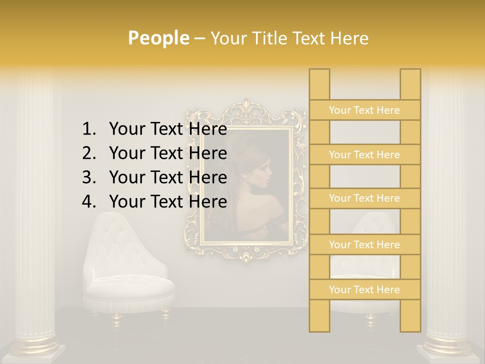 Woman Composition Vintage PowerPoint Template