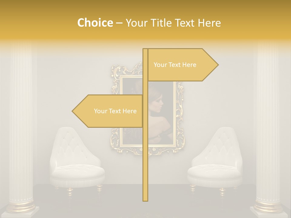 Woman Composition Vintage PowerPoint Template