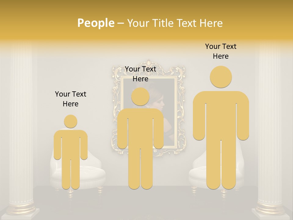 Woman Composition Vintage PowerPoint Template