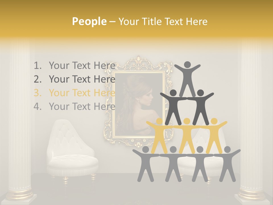 Woman Composition Vintage PowerPoint Template