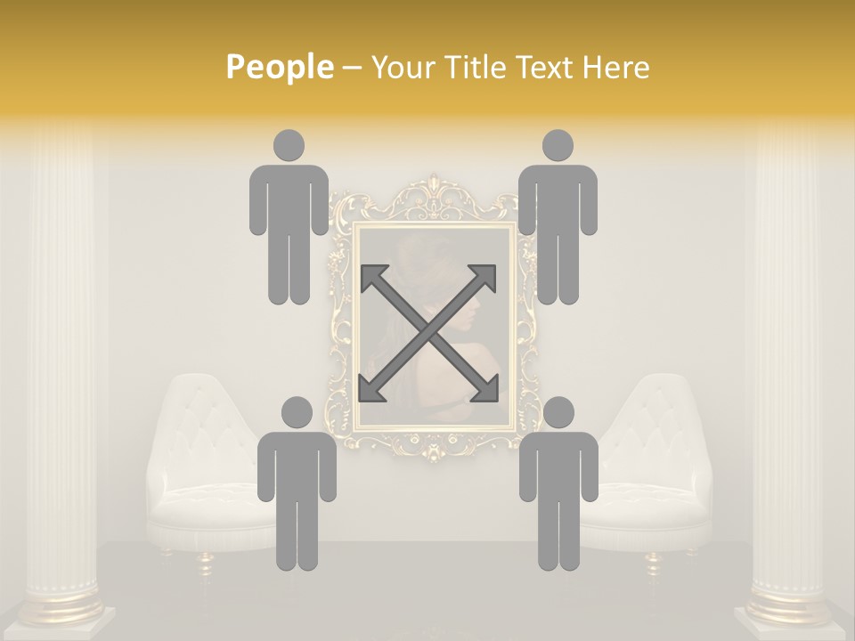 Woman Composition Vintage PowerPoint Template