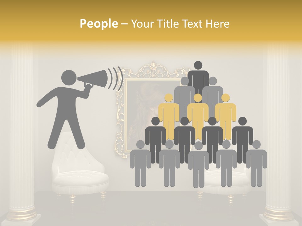 Woman Composition Vintage PowerPoint Template