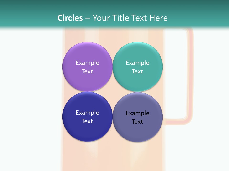 Preserved Contemporary Bottle PowerPoint Template