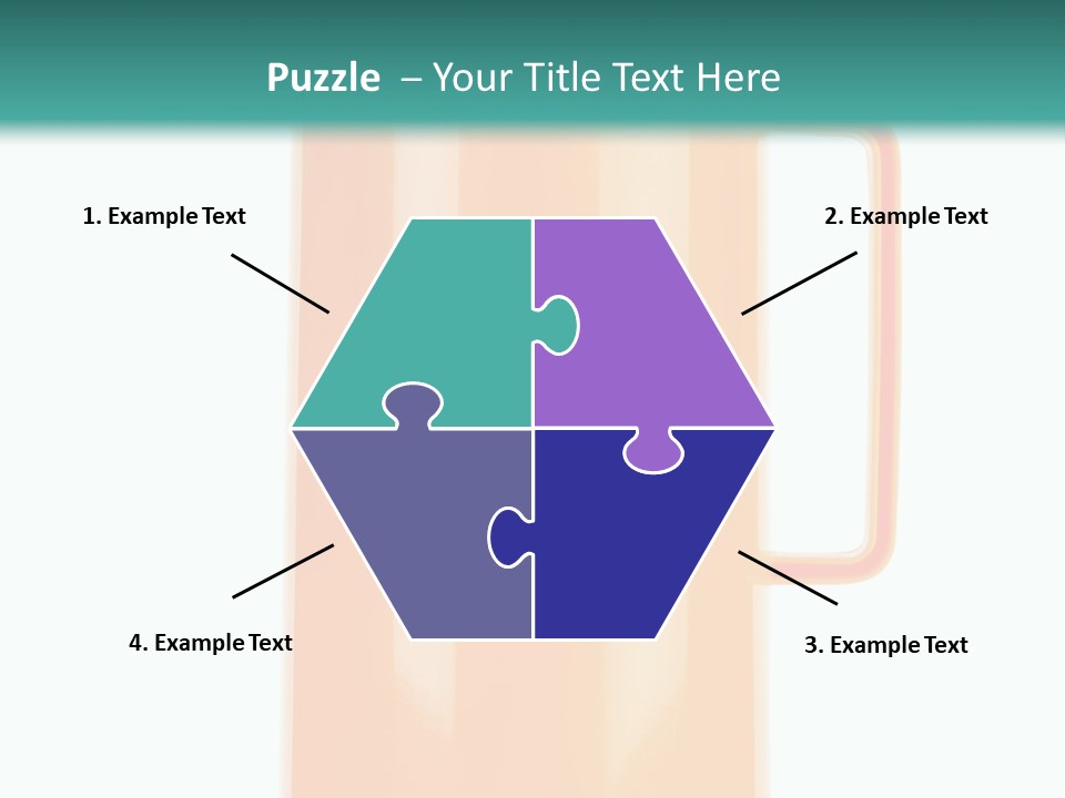 Preserved Contemporary Bottle PowerPoint Template