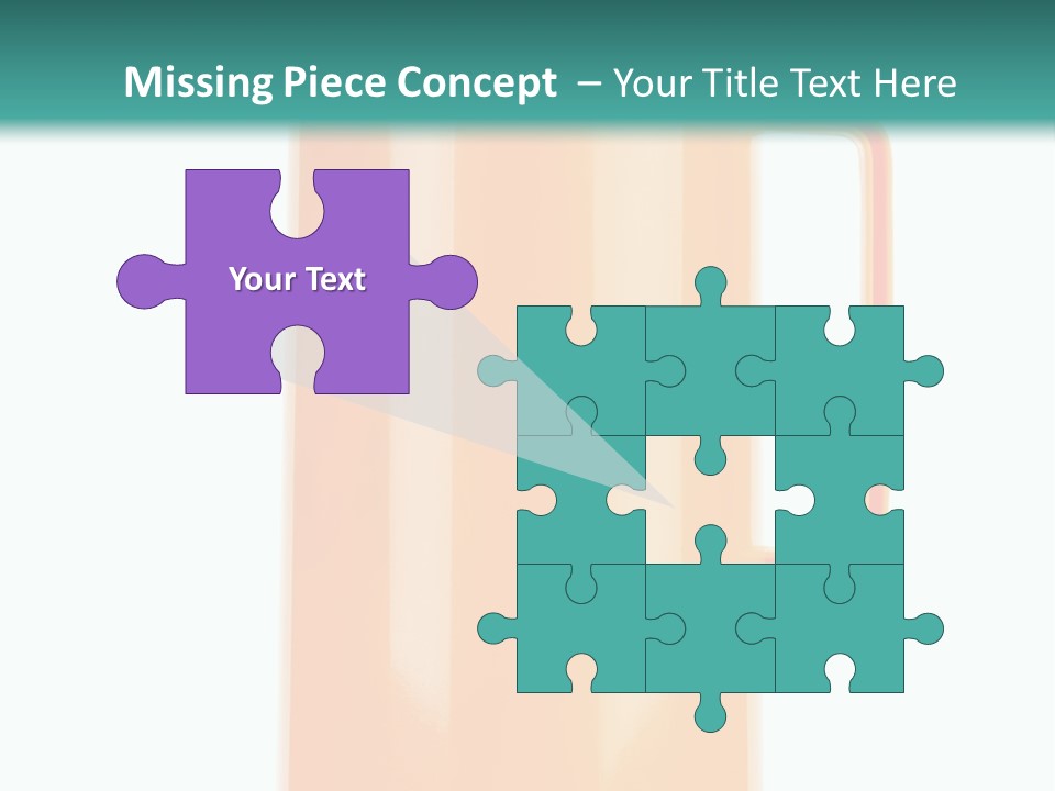 Preserved Contemporary Bottle PowerPoint Template