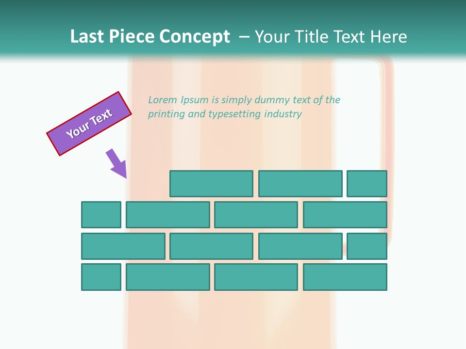 Preserved Contemporary Bottle PowerPoint Template
