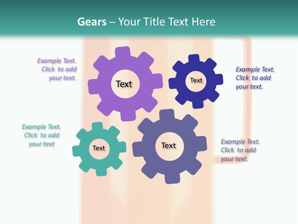 Preserved Contemporary Bottle PowerPoint Template