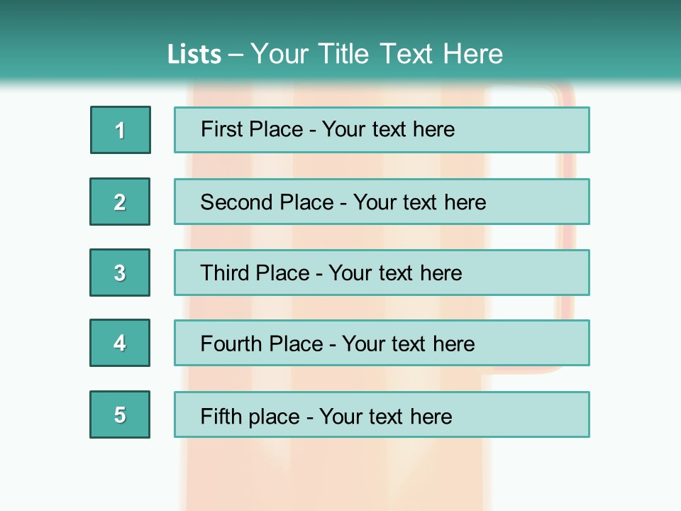 Preserved Contemporary Bottle PowerPoint Template