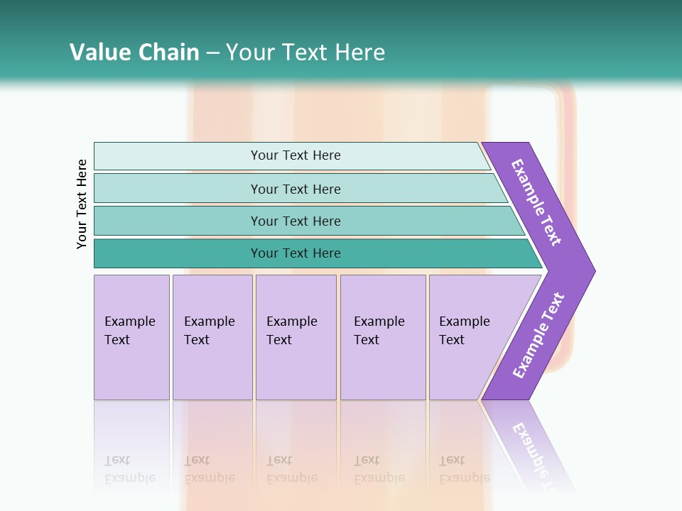 Preserved Contemporary Bottle PowerPoint Template