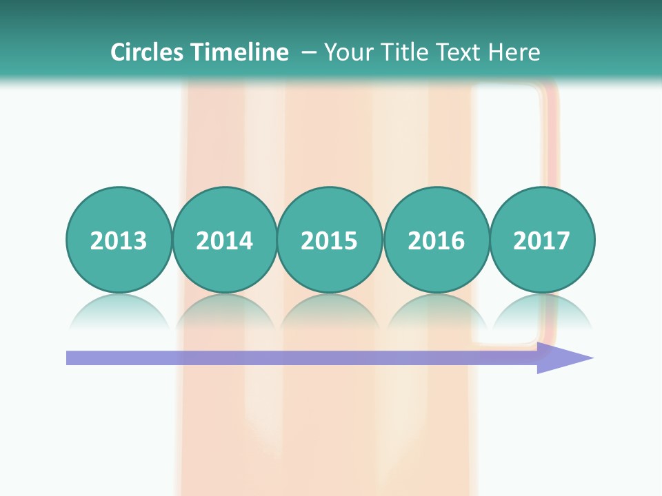 Preserved Contemporary Bottle PowerPoint Template