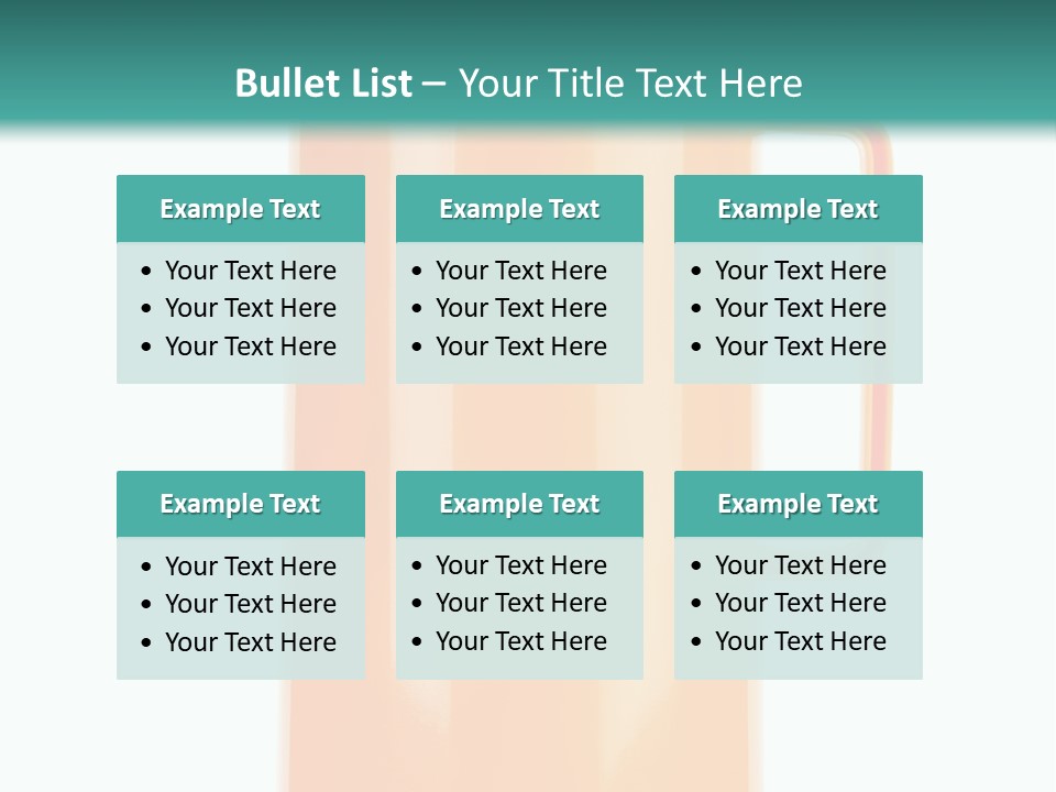Preserved Contemporary Bottle PowerPoint Template