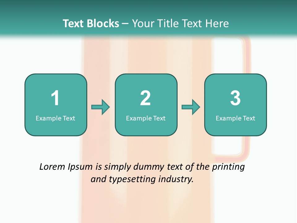 Preserved Contemporary Bottle PowerPoint Template