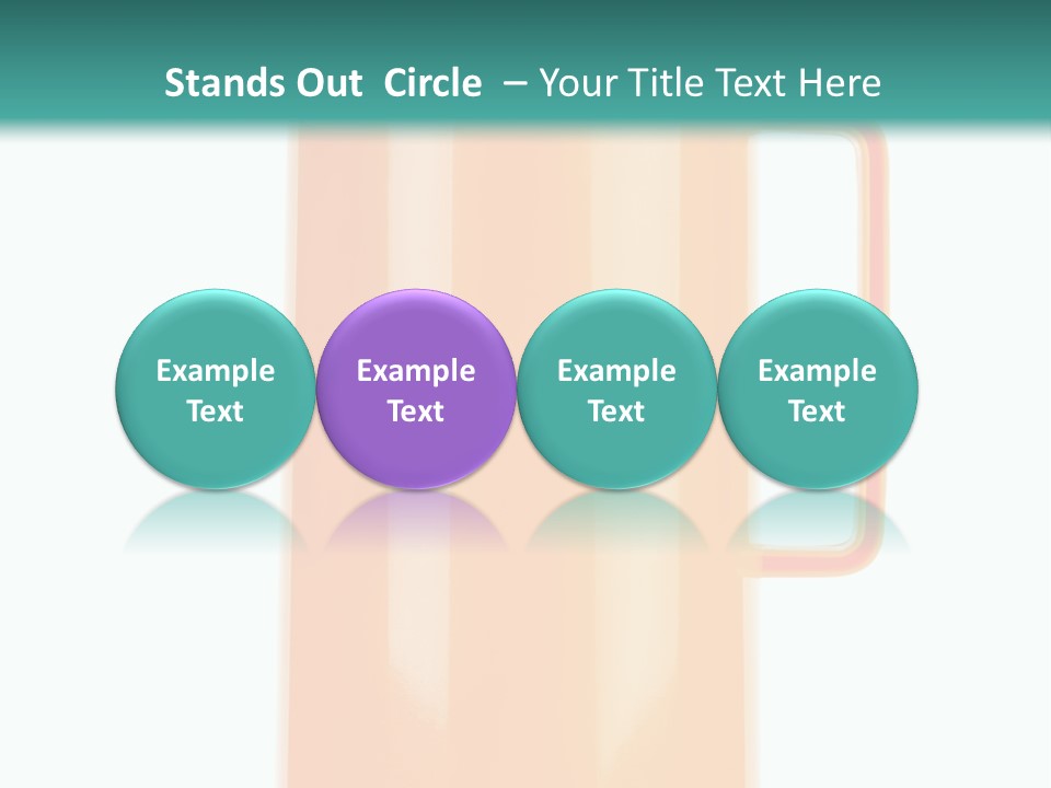 Preserved Contemporary Bottle PowerPoint Template