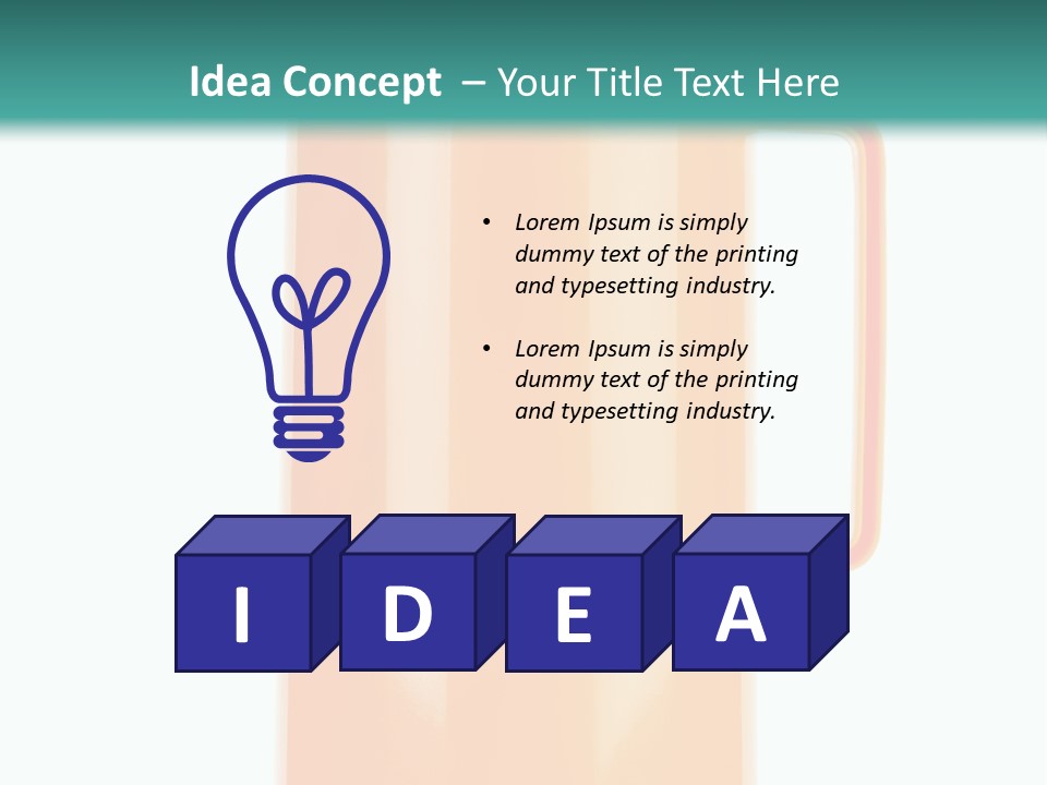 Preserved Contemporary Bottle PowerPoint Template