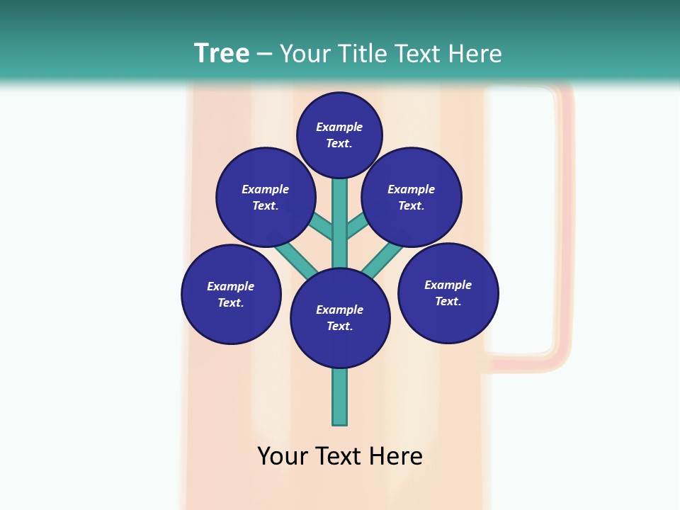 Preserved Contemporary Bottle PowerPoint Template