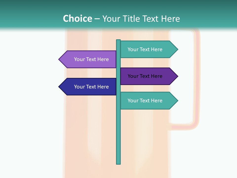 Preserved Contemporary Bottle PowerPoint Template