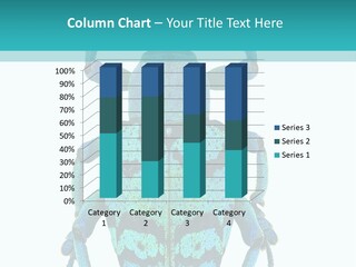 New Guinea Eupholus Schoenherri Cyan PowerPoint Template