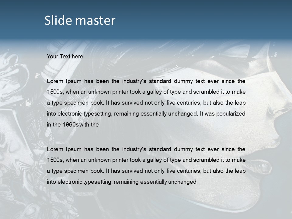 Portrait Design Challenge PowerPoint Template