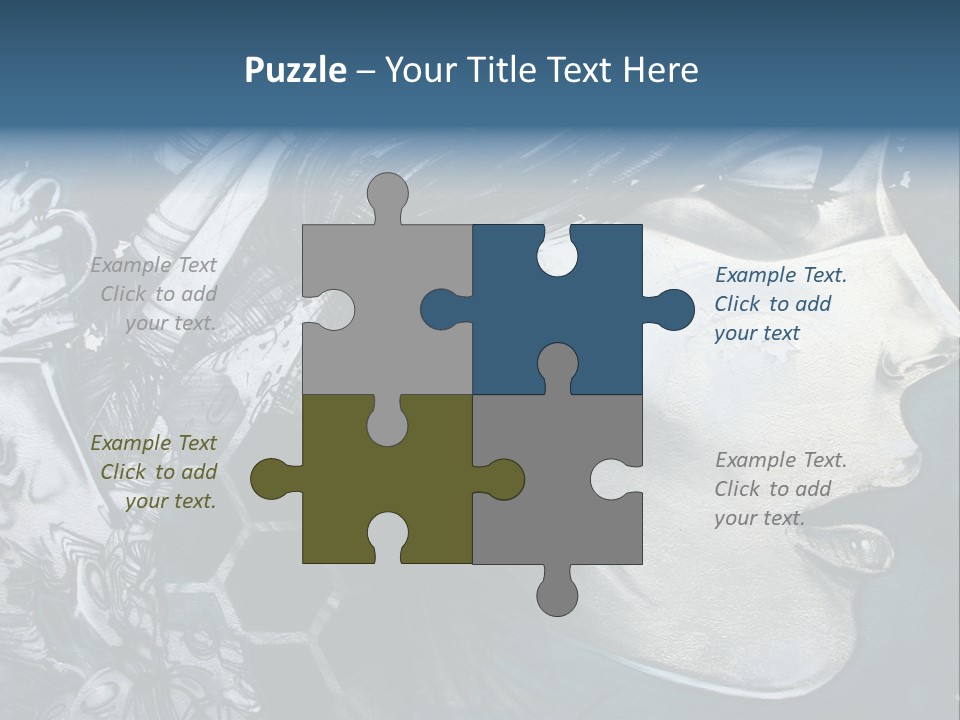 Portrait Design Challenge PowerPoint Template