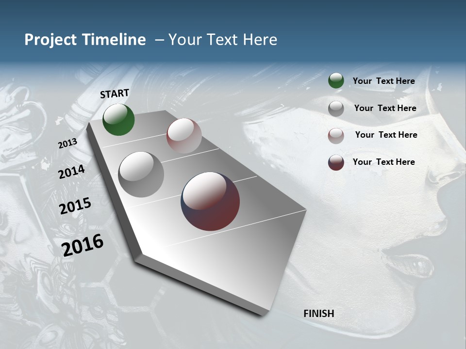 Portrait Design Challenge PowerPoint Template