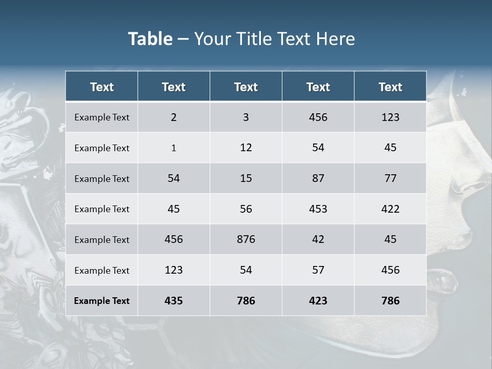 Portrait Design Challenge PowerPoint Template