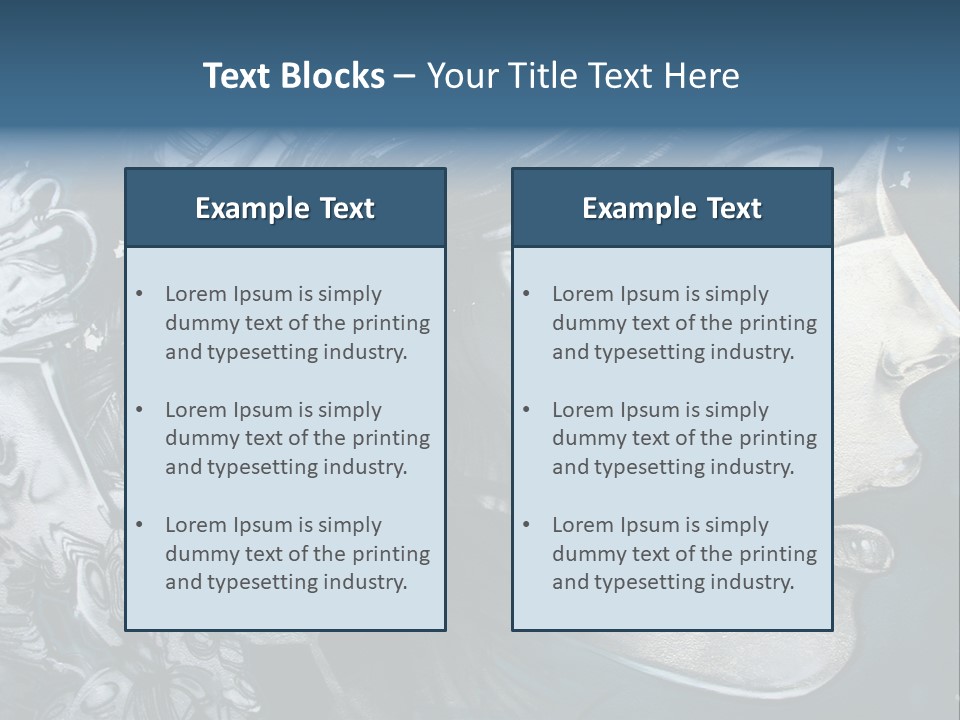 Portrait Design Challenge PowerPoint Template