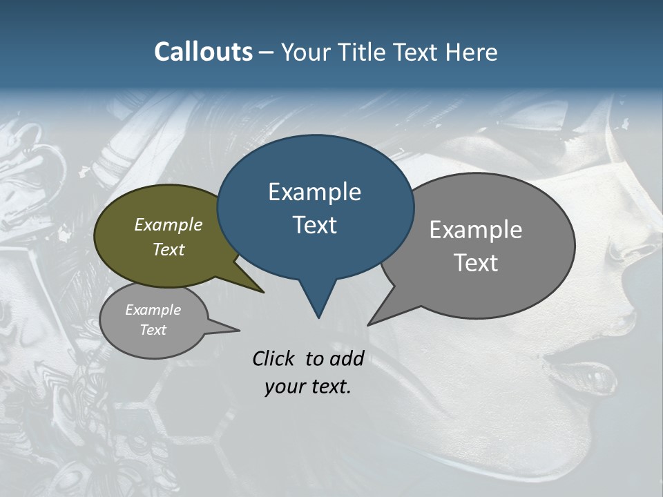 Portrait Design Challenge PowerPoint Template
