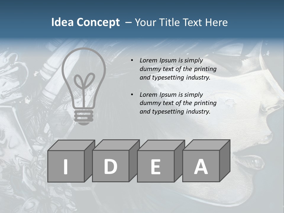 Portrait Design Challenge PowerPoint Template