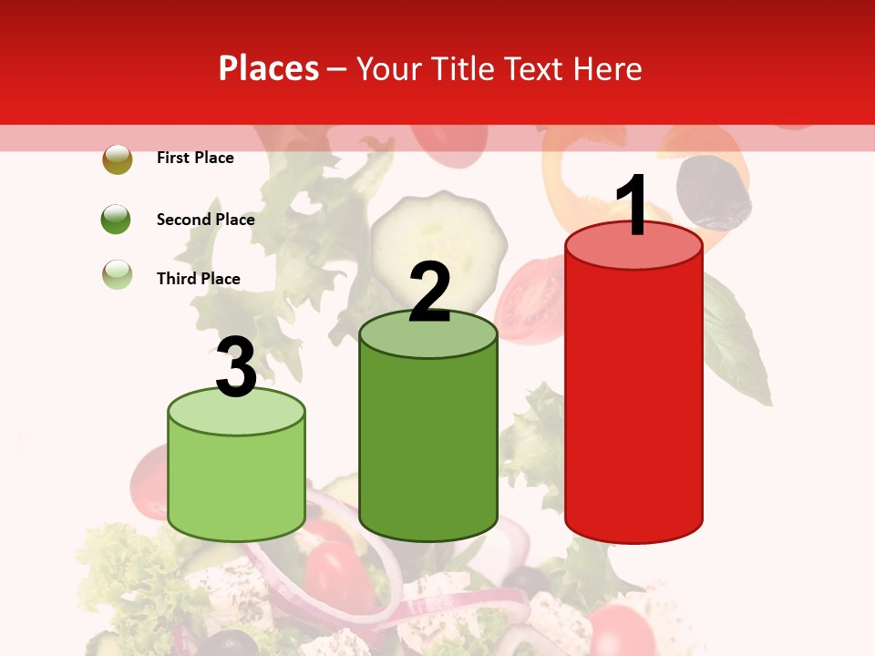 Red Leaf White PowerPoint Template