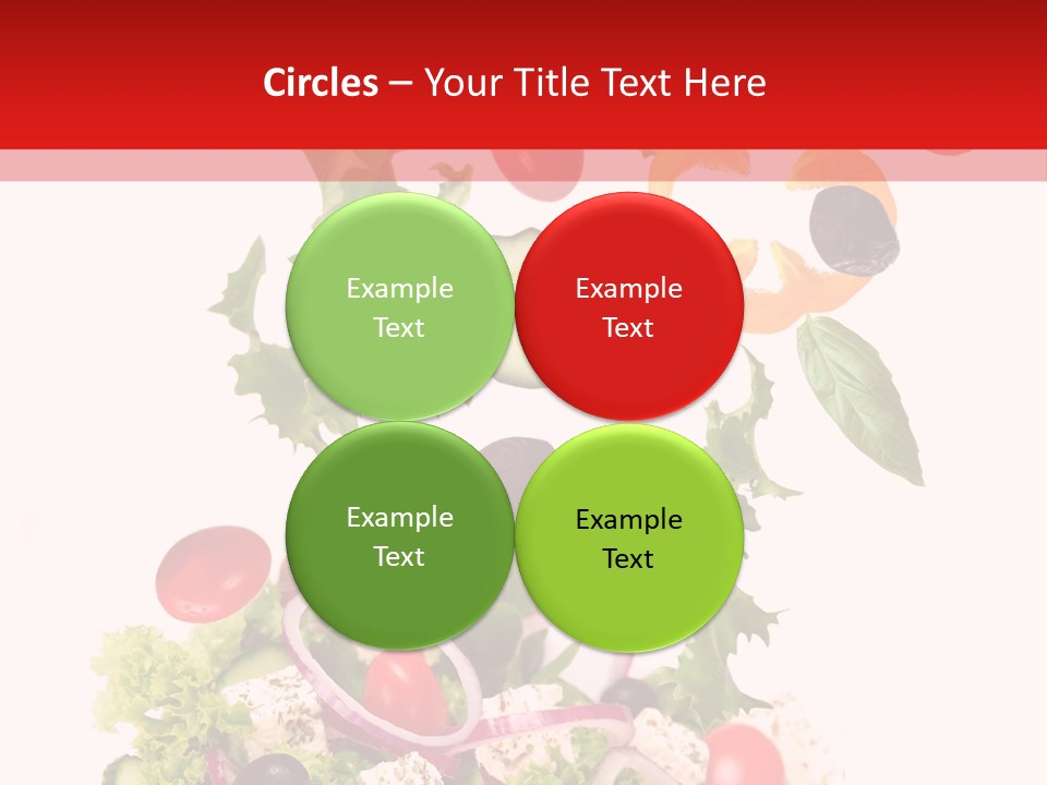 Red Leaf White PowerPoint Template